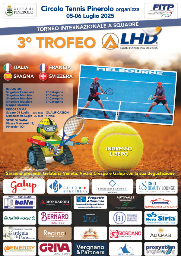 3° TROFEO LHD - TORNEO INTERNAZIONALE A SQUADRE - 05-06 Luglio 2025